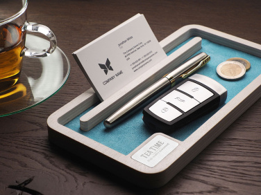 Logotrade promotional product image of: Wooden desk organiser 1818121