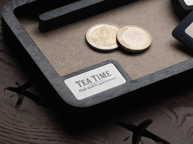 Logo trade promotional giveaways picture of: Wooden desk organiser 1818121