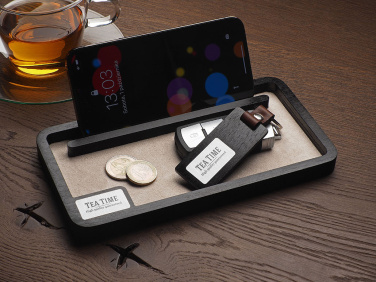 Logotrade promotional giveaway image of: Wooden desk organiser 1818121