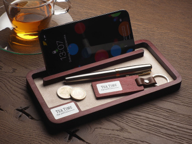 Logotrade promotional giveaways photo of: Wooden desk organiser 1818121