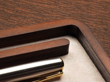 Logo trade promotional gift photo of: Wooden desk organiser 1818121