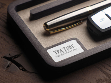 Logo trade corporate gifts image of: Wooden desk organiser 1818121