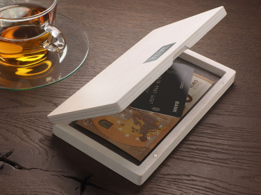 Logotrade advertising products photo of: Wooden bill box 1816121