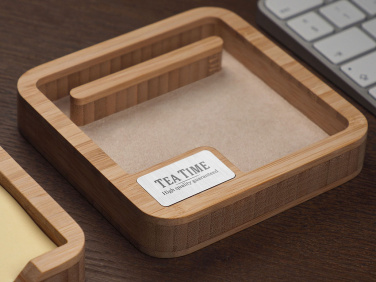 Logotrade promotional item picture of: Wooden desk organiser 1846292