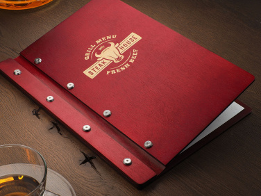 Logo trade promotional gifts picture of: Menu cover 1860121