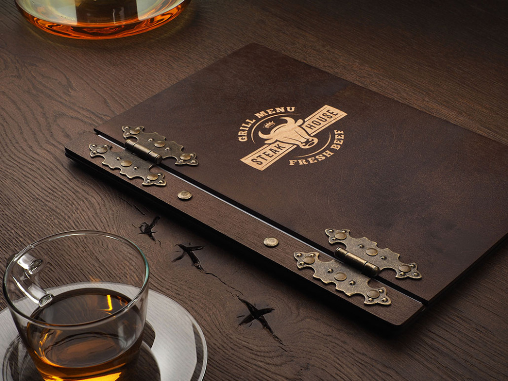 Logo trade promotional gifts picture of: Menu cover 1862121