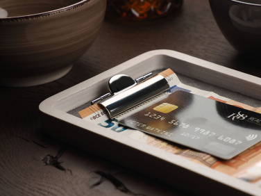 Logo trade promotional giveaways image of: Bill holder 1873121