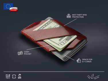 Logo trade promotional merchandise image of: Wallet 1242141