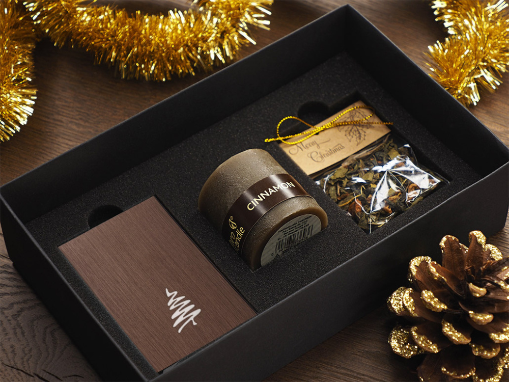 Logo trade promotional giveaways image of: Christmas set 1754155