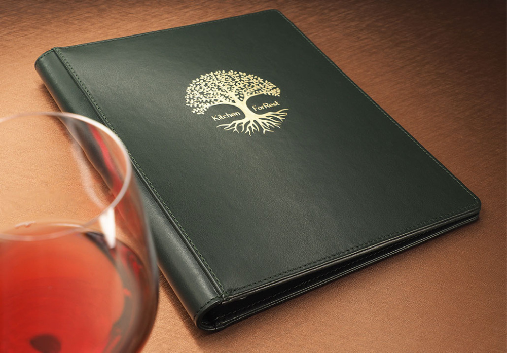 Logo trade promotional giveaways picture of: Menu cover 1056119