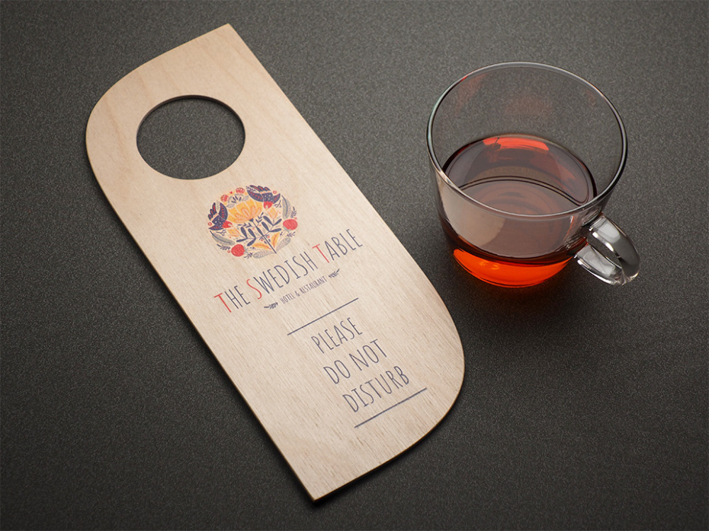 Logo trade corporate gifts picture of: DND door sign 1160121