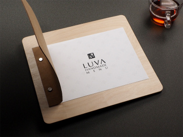 Logo trade promotional merchandise image of: Menu cover 1211121