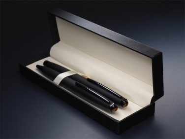 Logo trade corporate gifts image of: Amber Pen set  1235036