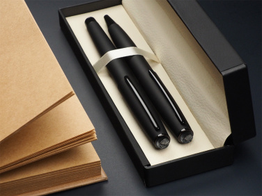 Logo trade promotional products picture of: Pen set with coal 2094036