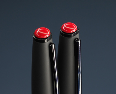 Logo trade promotional products image of: Coral stone Pen set 1285036