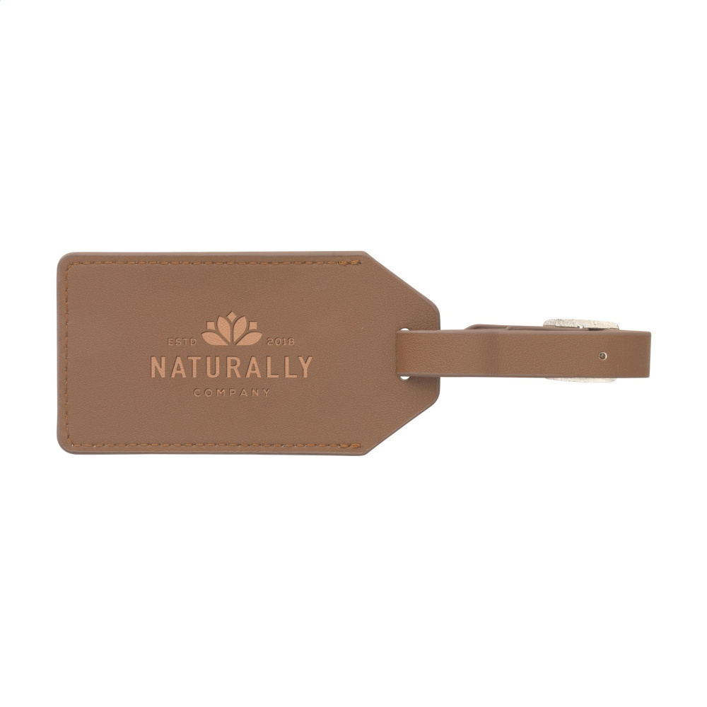 Logotrade business gift image of: Vegan Pineapple Leather Luggage Tag