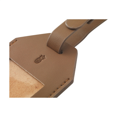 Logotrade promotional product picture of: Vegan Pineapple Leather Luggage Tag