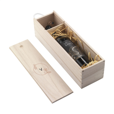 Logo trade promotional gifts image of: WineWood wine box