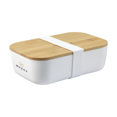 Logo trade promotional items image of: Midori Bamboo Lunchbox