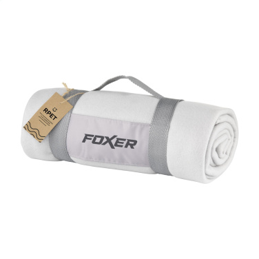 Logo trade promotional product photo of: SuperSoft RPET (180 g/m²) fleece blanket