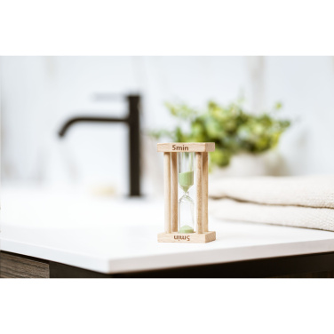 Logo trade promotional items image of: EcoShower hourglass