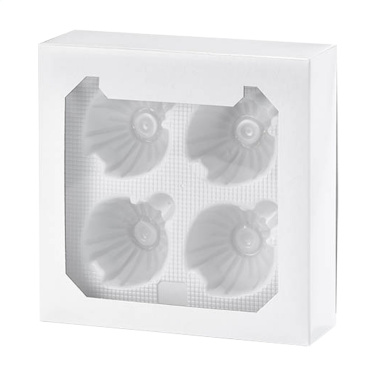 Logo trade promotional gift photo of: Christmas Bauble Ø 6 cm - set of 4 - Made in Europe