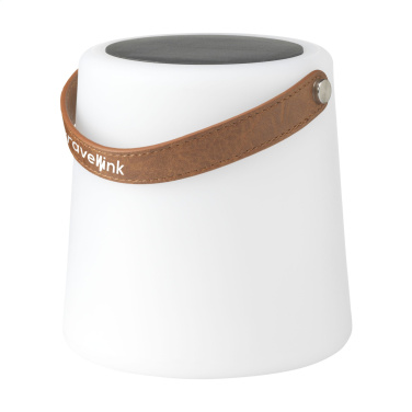 Logo trade promotional gifts picture of: Wooosh Ziva Solar Lamp