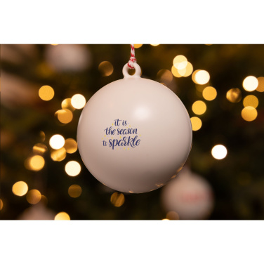 Logo trade promotional items picture of: Christmas Bauble Ø 7 cm Recycled PP - Made in Europe