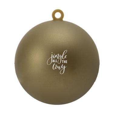 Logo trade advertising product photo of: Christmas Bauble Ø 7 cm Recycled PP - Made in Europe