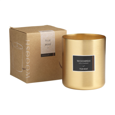 Logo trade promotional gifts image of: Wooosh Scented Candle True Wood X-Mas