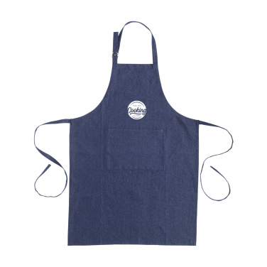 Logo trade promotional merchandise picture of: Apron GRS Recycled Denim (220 g/m²)