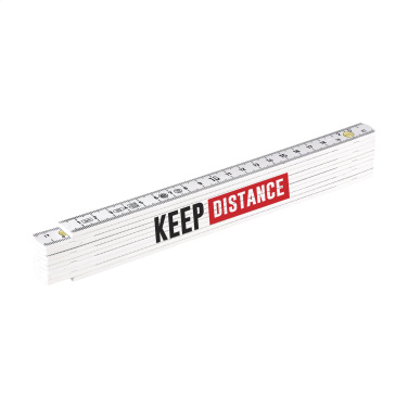 Logo trade promotional gift photo of: Metric folding ruler