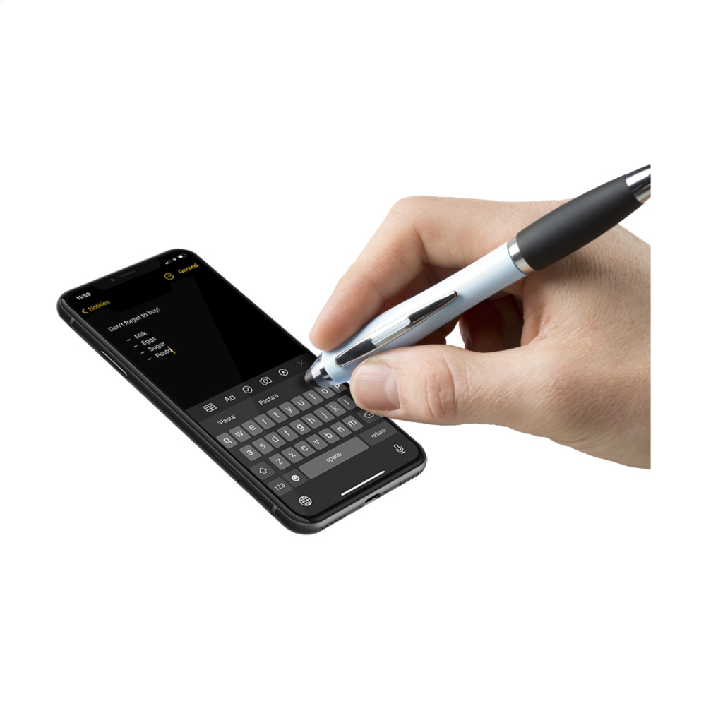 Logo trade promotional merchandise photo of: Athos Colour Touch stylus pen