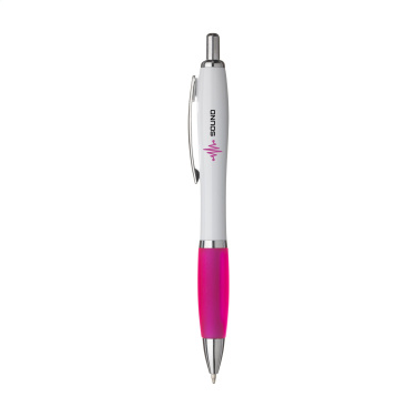Logo trade promotional merchandise photo of: Athos White pen