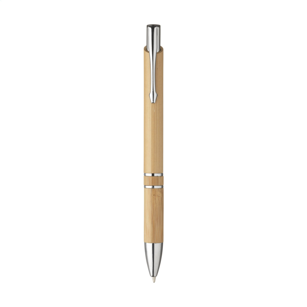 Logo trade promotional products picture of: Ebony Bamboo pen