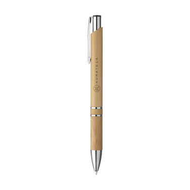 Logo trade promotional product photo of: Ebony Bamboo pen