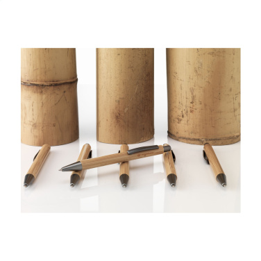 Logo trade promotional merchandise image of: Sento Bamboo pen