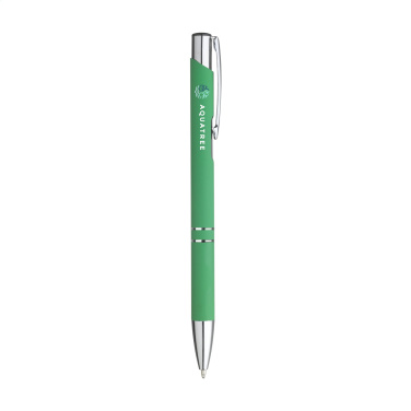 Logo trade promotional item photo of: Ebony Soft Touch Accent pen