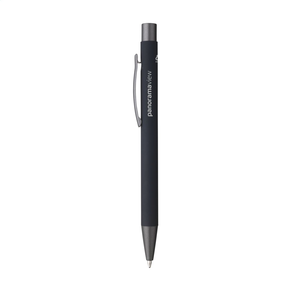 Logo trade corporate gifts picture of: Brady Soft Touch Recycled Alu pens