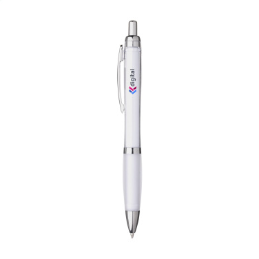 Logo trade promotional items picture of: Athos Solid GRS Recycled ABS pen