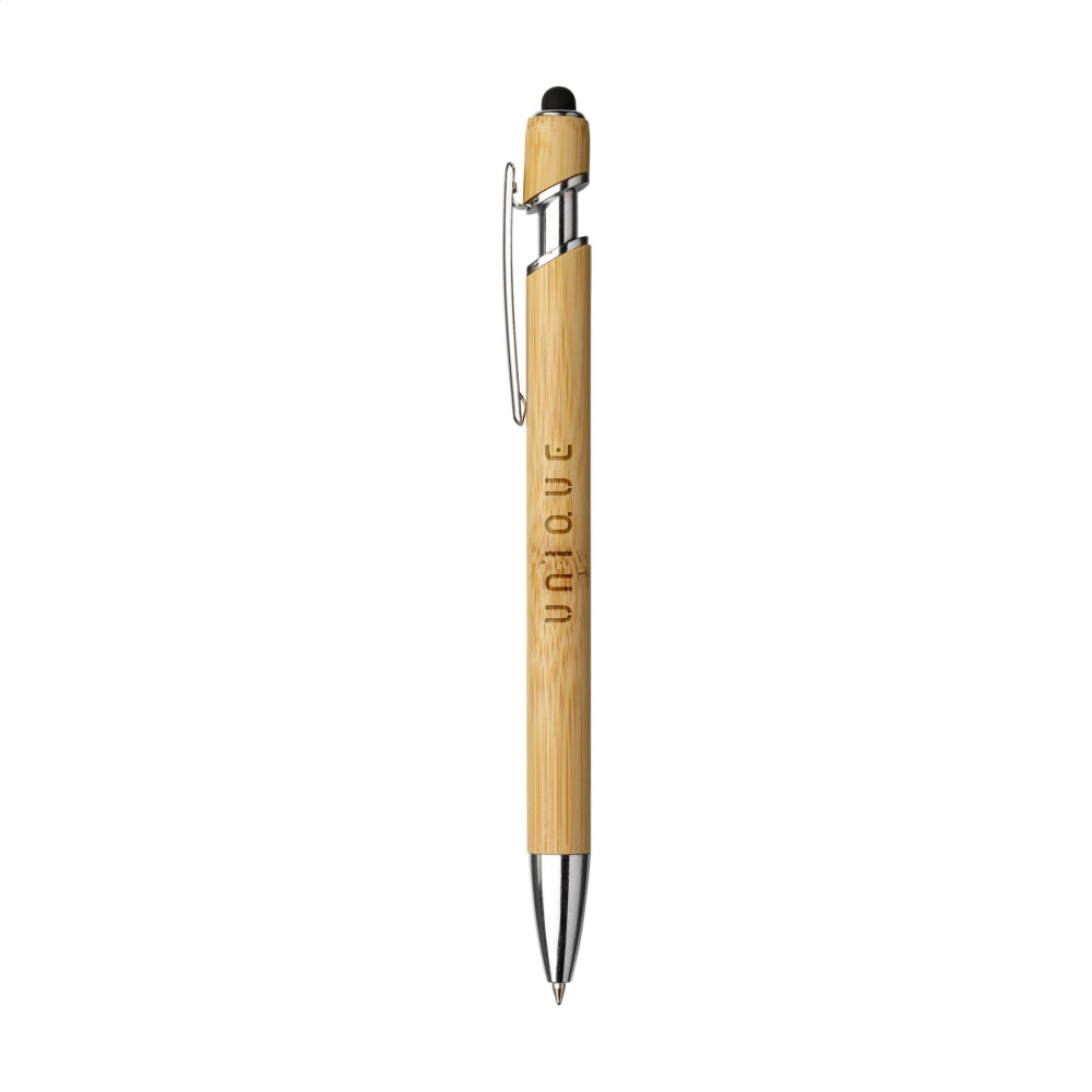 Logo trade business gift photo of: Luca Touch Bamboo stylus pen