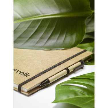 Logo trade promotional merchandise image of: Pocket ECO Paper A5 notebook
