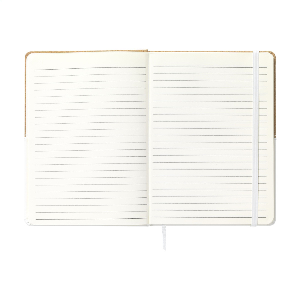 Logo trade promotional products image of: Journal Cork Paper Notebook