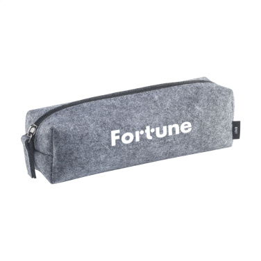 Logotrade promotional gift image of: Pencil Case GRS RPET Felt