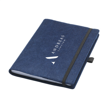 Logo trade promotional item photo of: Felty GRS RPET Paper Notebook A5