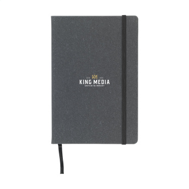 Logotrade promotional merchandise image of: Montana Recycled Leather Paper Notebook A5