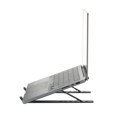 Logo trade promotional merchandise picture of: Standby GRS Recycled Alu Laptop Stand