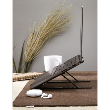 Logo trade advertising products picture of: Standby GRS Recycled Alu Laptop Stand