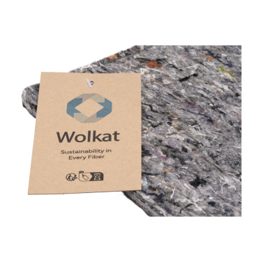Logo trade promotional merchandise image of: Wolkat Tangier Recycled Textile Mousepad