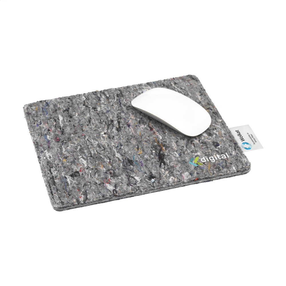 Logo trade promotional items picture of: Wolkat Tangier Recycled Textile Mousepad